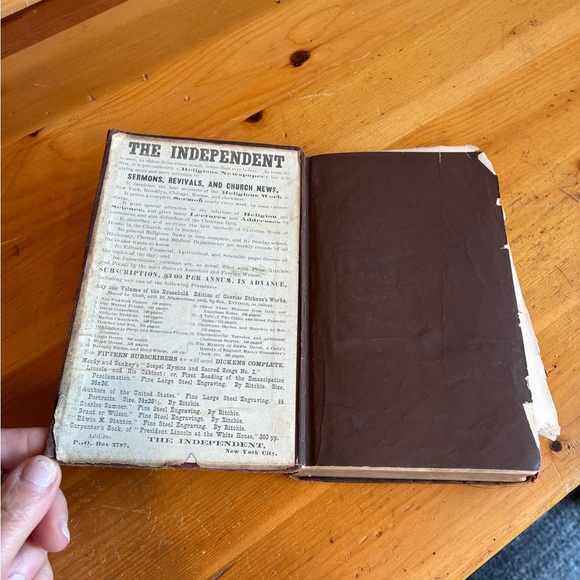 The Inner Life of Abraham Lincoln Book 1877 - Picture 5 of 5